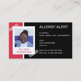 Allergy Alert Kids Photo Medical Akut Daycare