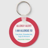 Allergy Alert Personlig för barn Allergiframkallan