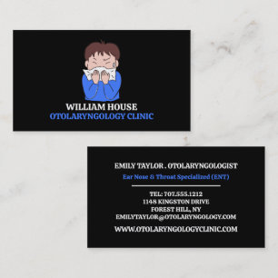 Allergy Design, Otolaryngolog, Otolaryngologi Visitkort