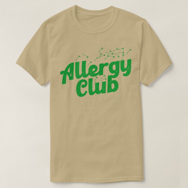 Allergy Klubb T Shirt (Design framsida)