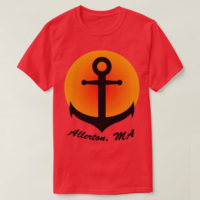 Allerton Massachusetts T Shirt (Design framsida)