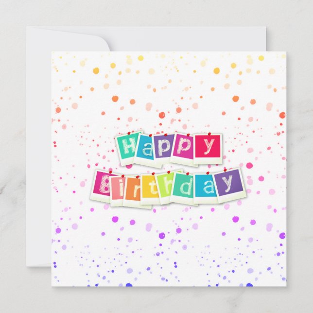 Alles Gute zum Geburtstag Kort (Framsida)