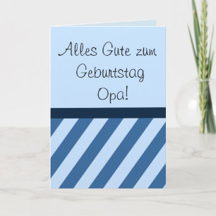 Alles Gute zum Geburtstag Opa Karte Kort