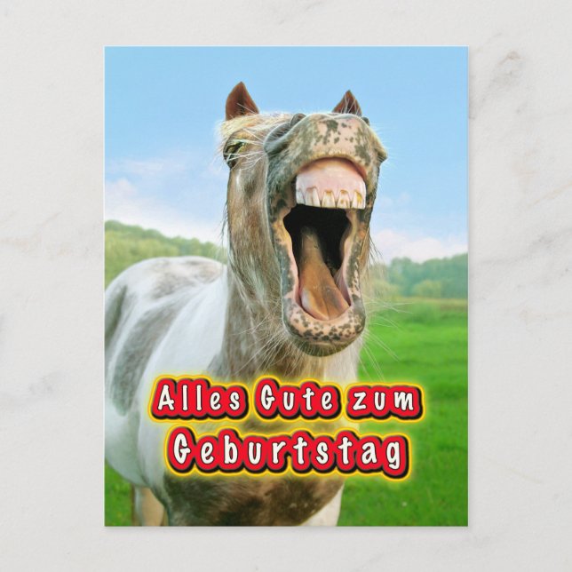 Alles Gute zum Geburtstag Vykort (Framsida)