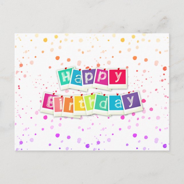 Alles Gute zum Geburtstag Vykort (Framsida)