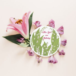 Alles Liebe zum Muttertag Maiglöckchen Karte