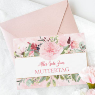 Alles Liebe Zum Muttertag tag Inbjudningar