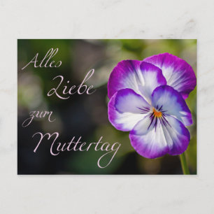 Alles Liebe zum Muttertag tag Vykort