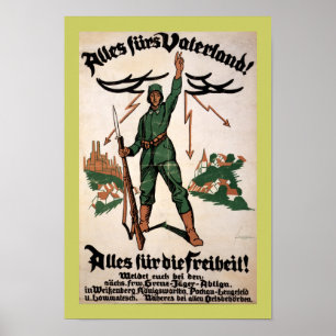 Alles pälsVaterland WWI affisch (gränsen)