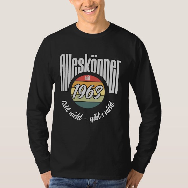 Alleskönner Since 1963  Vintage T Shirt (Framsida)