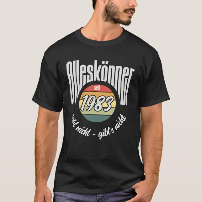 Alleskönner Since 1983  Vintage T Shirt (Framsida)