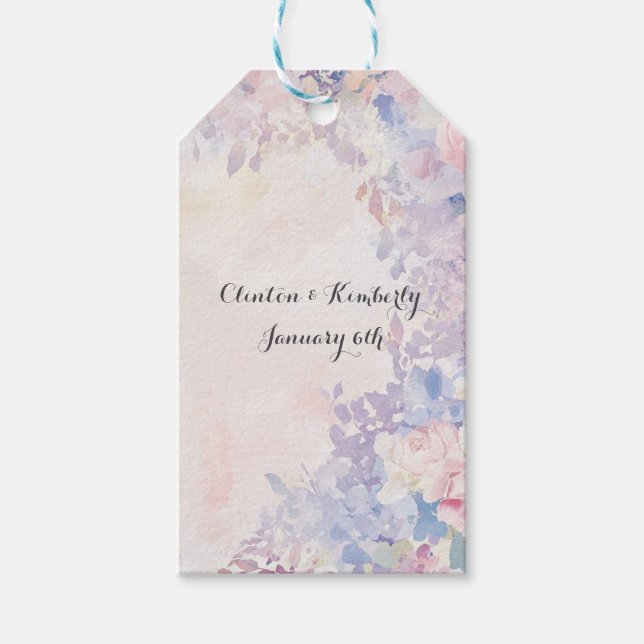 Allessandra Anpassade Papper Gift Märkres Presentetikett (Framsidan)