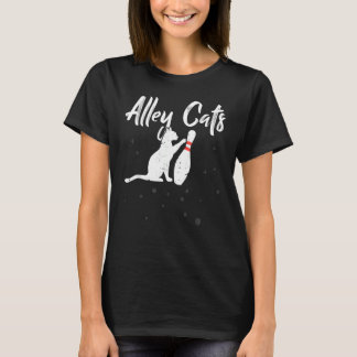 Alley Cat Bowlareare Bwing Team T Shirt