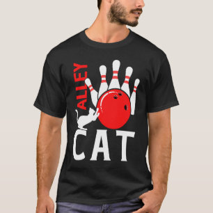 Alley Cat Bowler Bowling T Shirt