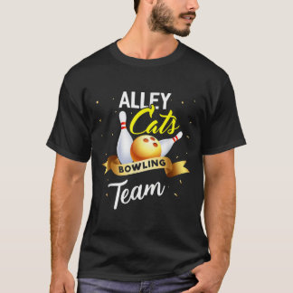 Alley Cat Bowling Shirt Funny Bowlareare Bowling T