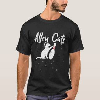 Alley Cat Funny Bowlareare Bowling T Shirt