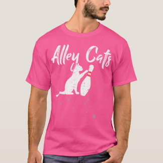 Alley Cat Funny Bowlareare Bowling T Shirt