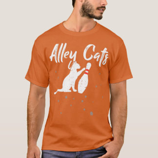 Alley Cat Funny Bowlareare Bowling T Shirt