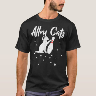 Alley Cat Funny Bowlareare Bowling T Shirt