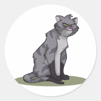 Alley Cat Runt Klistermärke