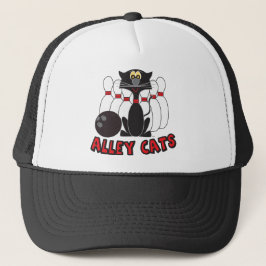 Alley Cats Bowling Pin| Humor Truckerkeps
