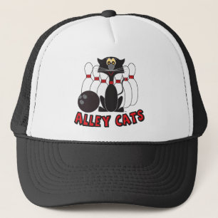 Alley Cats Bowling Pin  Humor Truckerkeps