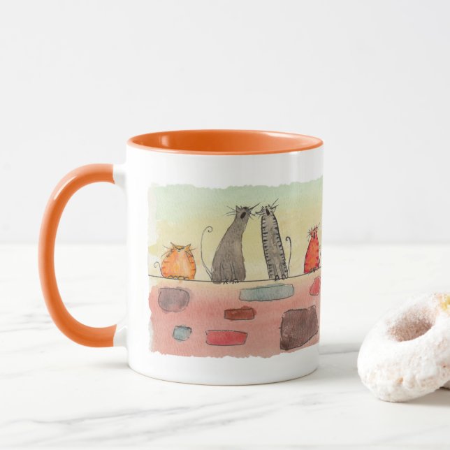 Alley Cats Mugg (Med munk)