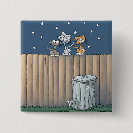 Alley Cats på en stängningsknapp Knapp