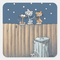 Alley Cats på ett staket