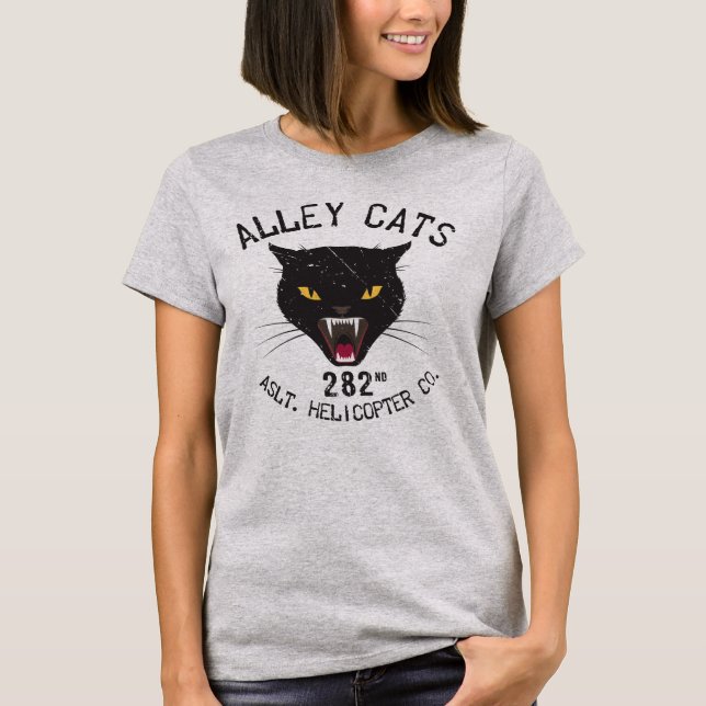 Alley Cats Vintage Emblem T Shirt (Framsida)