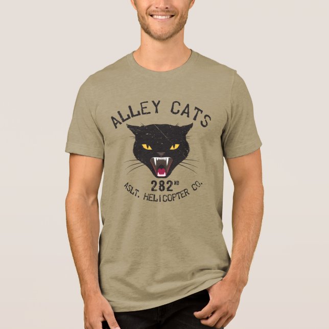 Alley Cats Vintage Emblem T Shirt (Framsida)