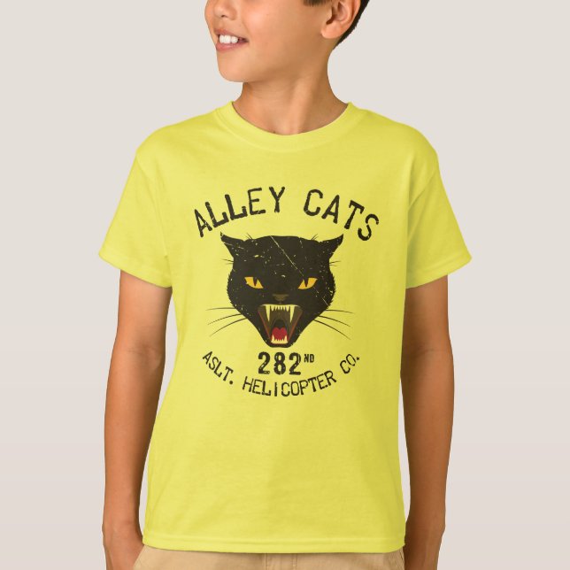 Alley Cats Vintage Emblem T Shirt (Framsida)