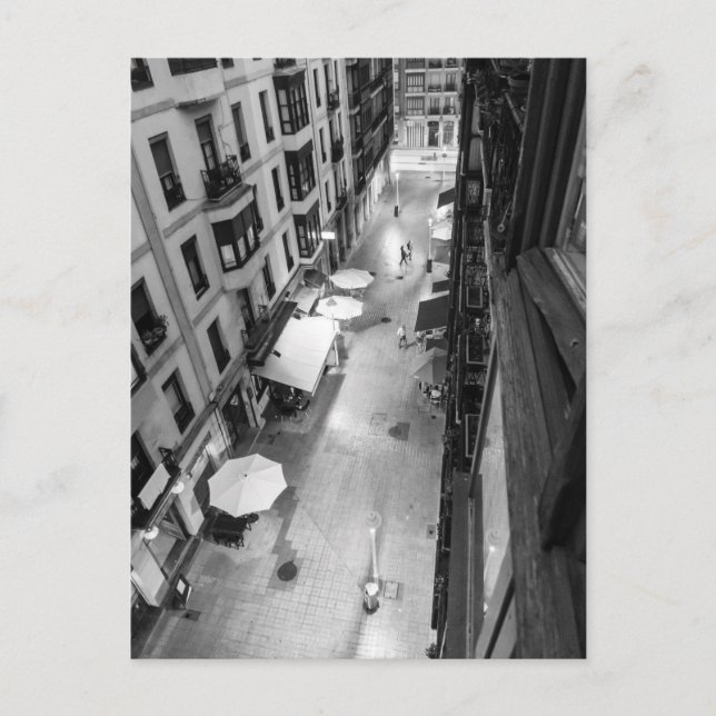 Alley in Bilbao, Spanien Vykort (Framsida)