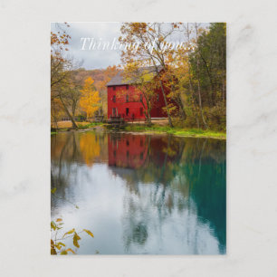 Alley Mill Autumn Vykort