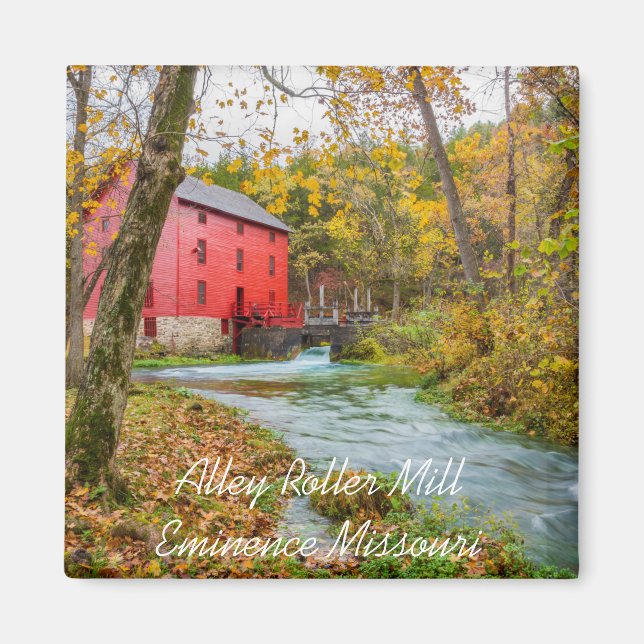 Alley Mill in Autumn Magnet (Framsidan)