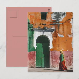 Alley Rabat Marocko Vykort