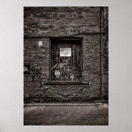 Alleyway Graffiti nr 4 Poster