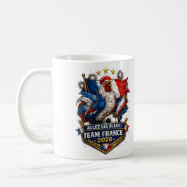 Allez Les Bleus Frankrike Lag 2026 Fågel Fotboll Kaffemugg