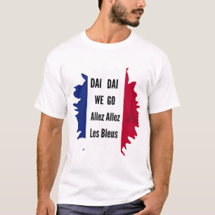 Allez Les Bleus Fransk Stolthet 2026 Fotbollströja T Shirt