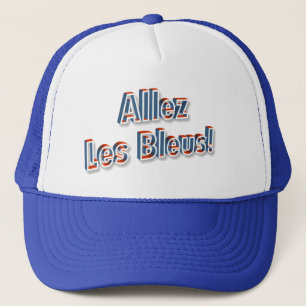 "Allez Les Bleus!", hatt Truckerkeps