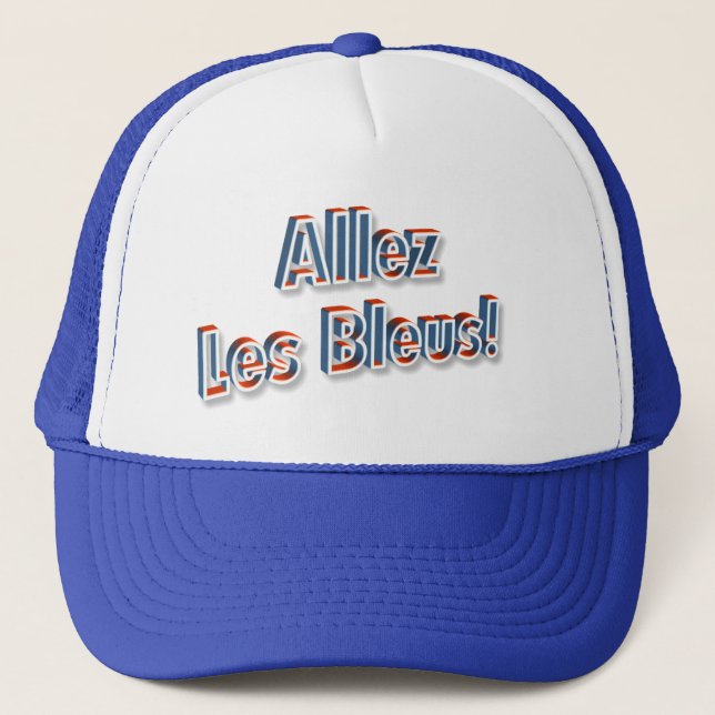 "Allez Les Bleus!", hatt Truckerkeps (Framsida)