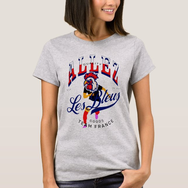 Allez les bleus t shirt (Framsida)