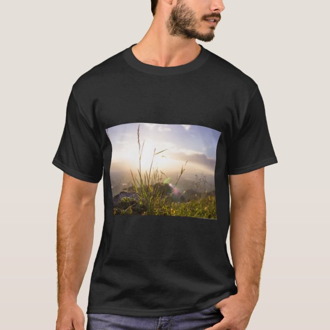 Allgäu Alpernas Scenia Mountains T Shirt (Framsida)