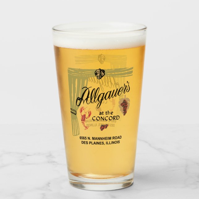 Allgauer är i Concord, Des Plaines, IL Glaskopp (Framsida fylld)
