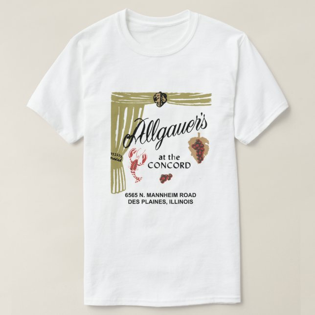 Allgauer är i Concord, Des Plaines, IL T Shirt (Design framsida)