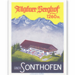 Allgäuer Berghof Klistermärken