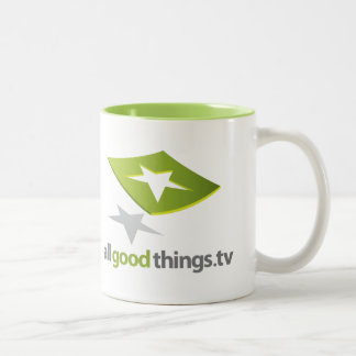 AllGoodThings.TV-mugg Två-Tonad Mugg