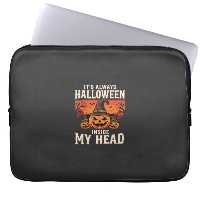 Allhelgonsmörpumpa Häxa Design_1 Laptop Fodral (Framsidan)