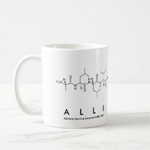 Alli peptide namn mugg