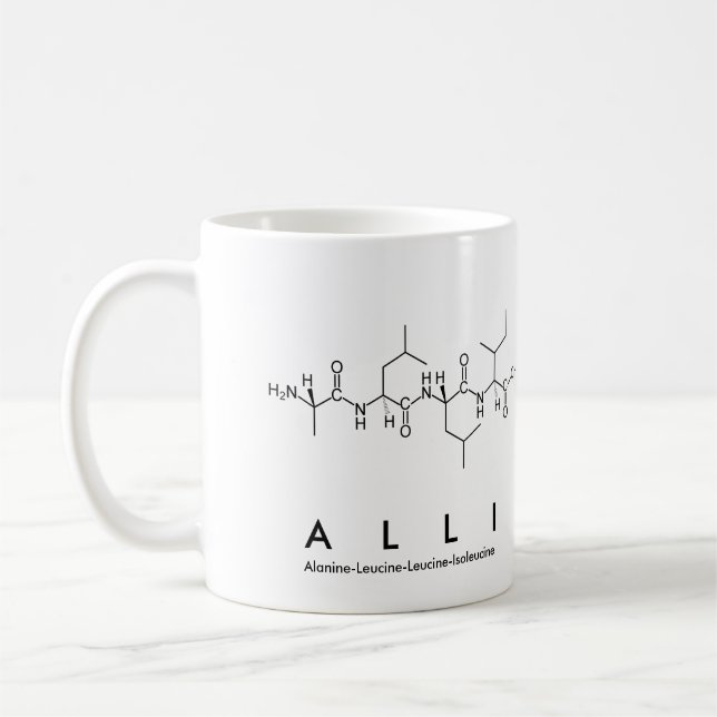 Alli peptide namn mugg (Vänster)